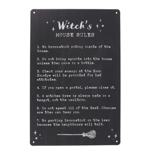 Witches Rule Metal Wall Sign