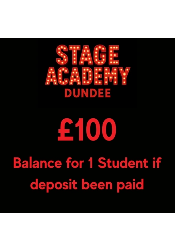 Balance amount for 1 Student if deposit already been paid