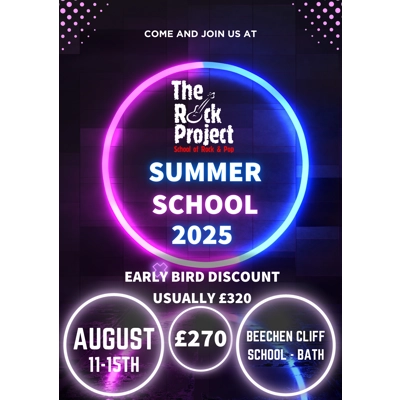 The Rock Project Summer School 2025 Early Bird The Rock Project Summer School 2025 Early Bird