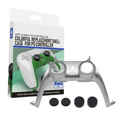 EXtremeRate Tasti Ricambio Per Ps5 Controller,Pulsanti Frontali D-pad Per Ps5 Joystick Con Simboli Ridisegnati Personalizzati-Carminio&Nero - Foto 5