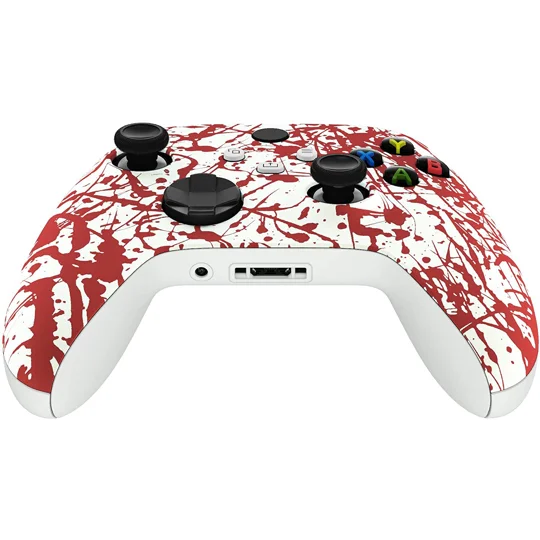 Xbox Series X|S Wireless Controller & Xbox One - Blood Spatter Custom Red Design