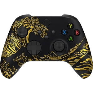 Xbox Wireless Controller - The Great Golden Wave (Black)