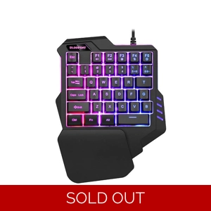 BLOODBAT© Single Hand Mechanical Gaming Keyboard