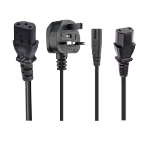 Power Cable Lead For Xbox 360, Series X, PS3, PS4, PS4 Pro, PS5 - C7, 2Pin, 3Pin
