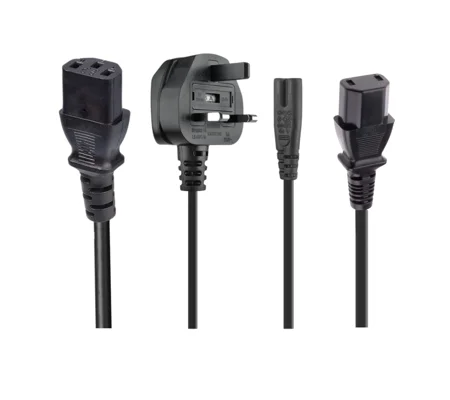 Power Cable Lead For Xbox 360, Series X, PS3, PS4, PS4 Pro, PS5 - C7, 2Pin, 3Pin