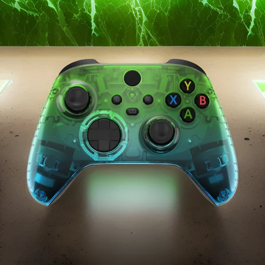 Xbox Wireless Controller - Gradient Translucent Green & Blue