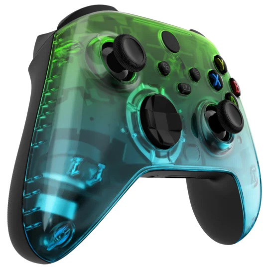 Xbox Wireless Controller - Gradient Translucent Green & Blue