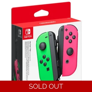 Joy-Con Pair Neon Green and Neon Pink