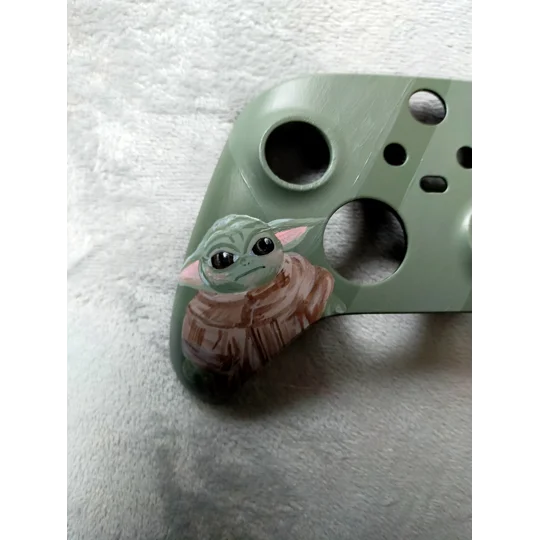 Hand Painted Custom Xbox Series X|S Controller - Grogu / Baby Yoda Design