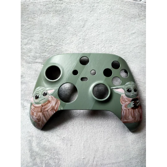 Hand Painted Custom Xbox Series X|S Controller - Grogu / Baby Yoda Design
