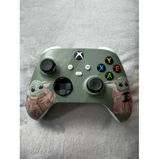 Hand Painted Custom Xbox Series X|S Controller - Grogu / Baby Yoda Design