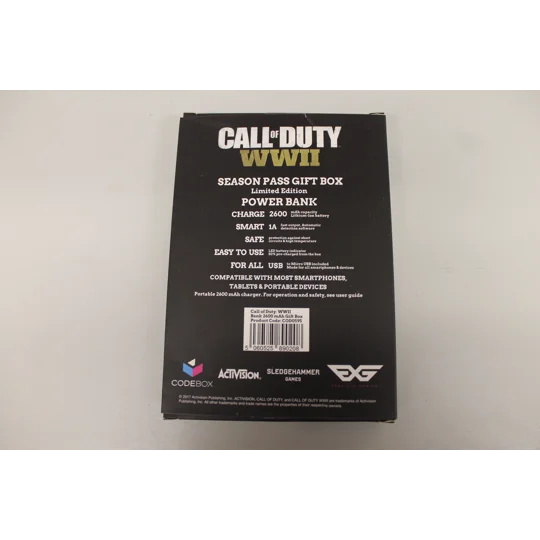 Call Of Duty WWII Limited Edition Power Bank Merchandise