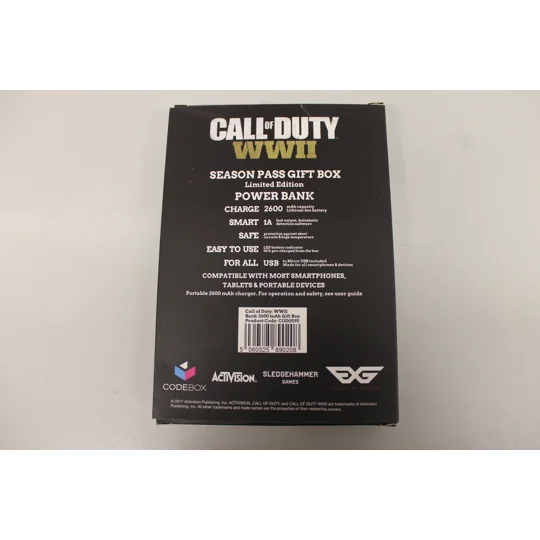 Call Of Duty WWII Limited Edition Power Bank Merchandise