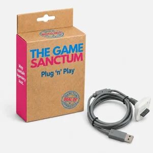 Plug 'n' Play USB Charging Cable For Xbox 360 Controller