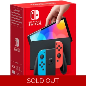 Nintendo Switch (OLED Model) Neon Red & Blue