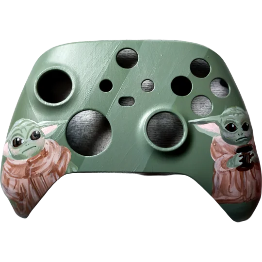 Hand Painted Custom Xbox Series X|S Controller - Grogu / Baby Yoda Design