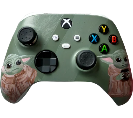 Hand Painted Custom Xbox Series X|S Controller - Grogu / Baby Yoda Design