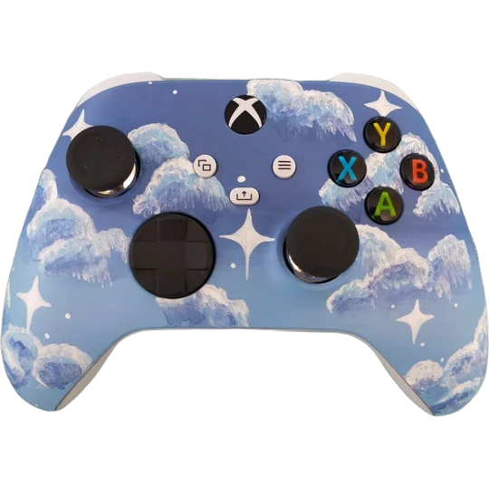 Xbox Wireless Controller - Blue Clouds (Hand Painted)