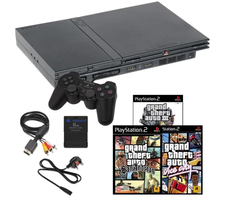 PlayStation 2 Slim - GTA Bundle