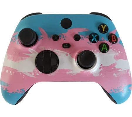 Xbox Wireless Controller - Transgender Pride Flag Hand Painted Limited Edition (Charity)