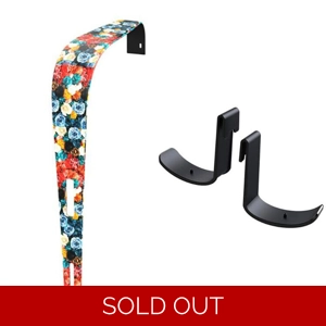 PS5 Replacement Shell Middle Strip Attachment (Floral Design) Skin With 2 Hooks