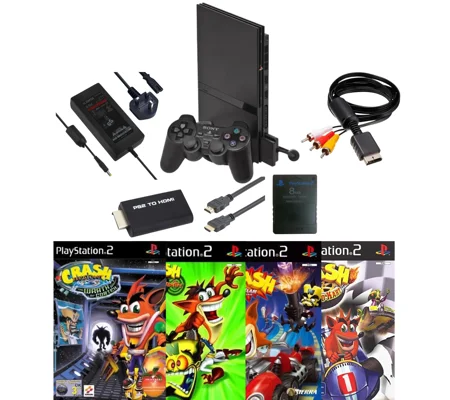 Sony PlayStation 2 Slim - Crash Bandicoot Bundle