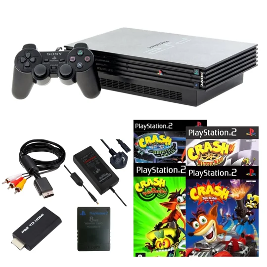 Sony PlayStation 2 Console - Crash Bandicoot Bundle