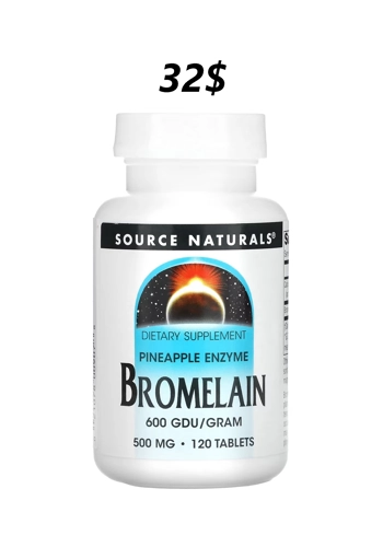 Bromelain 500mg 120' - Source Naturals