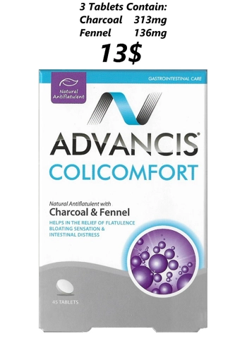 Colicomfort 45' - Advancis (Activated Charcoal)