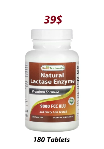 Lactase 9000FCC 180' - Best Naturals