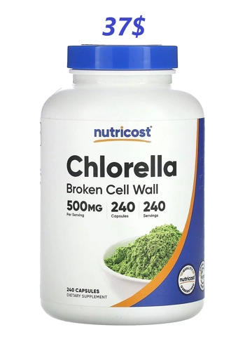 Chlorella 500mg 240' - Nutricost