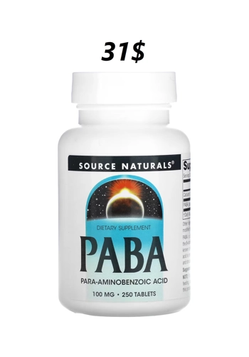 PABA 100mg 250' - Source Naturals