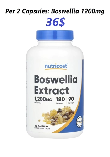 Boswellia 1200mg 180' - Nutricost