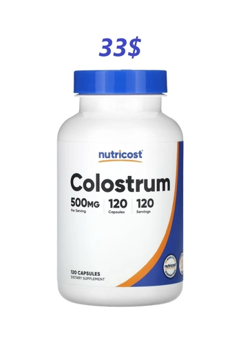 Colostrum 500mg 120' - Nutricost