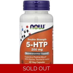 5-HTP 200mg 60 Pills - NOW Bottle - Lebanon Supplements