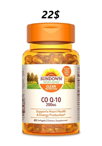 CoQ10 200mg 40' - Sundown Naturals