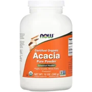 Acacia Powder 6500mg 52 Servings - NOW (Arabic Gum) Bottle - Lebanon Supplements