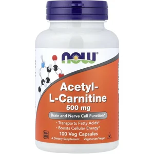 Acetyl-L-Carnitine 500mg 100' - NOW