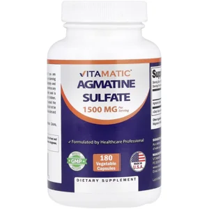 Agmatine 1500mg 180 pills - Vitamatic (1500mg Per 3 Capsules) Bottle - Lebanon Supplements