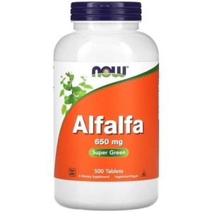 Alfalfa 650mg 500' - NOW