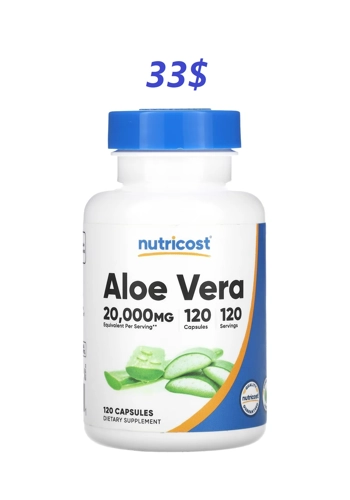 Aloe Vera 20,000mg 120' - Nutricost