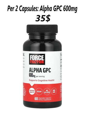Alpha GPC 600mg 60' - F..