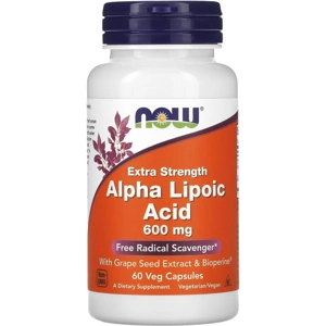 Alpha Lipoic Acid 600mg 60' - NOW