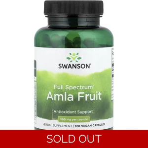 Amla Fruit 500mg 120' - Swanson