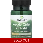 Apple Cider Vinegar 200mg 120' - Swanson