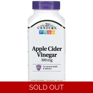 Apple Cider Vinegar 300mg 250 pills - 21st Century Bottle - Lebanon Supplements