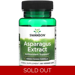 Asparagus 60 Pills - Swanson Bottle - Lebanon Supplements