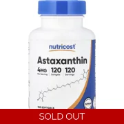Astaxanthin 4mg 120 Pills - Nutricost Bottle - Lebanon Supplements