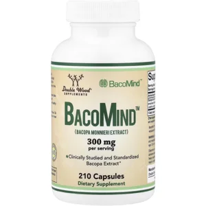Bacopa Monnieri 300mg 210' - Double Wood (300mg Per 2 Capsules)