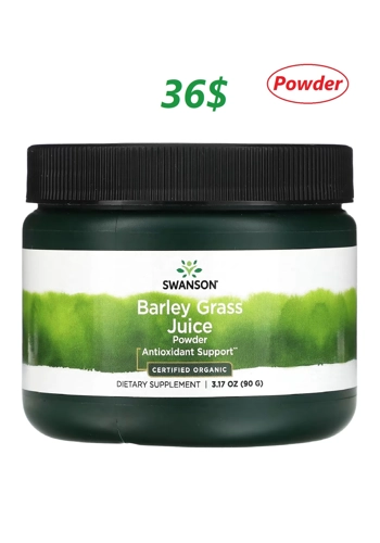 Barley Grass Powder 1.5g 60' - Swanson